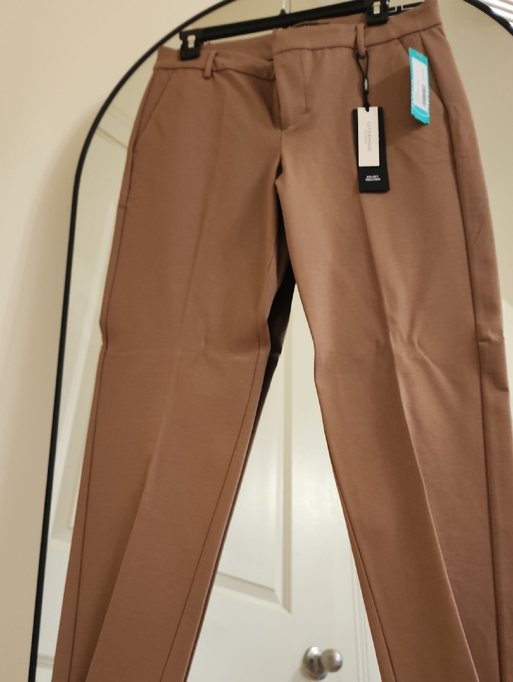 Liverpool Women's Brown Straight-Leg Trousers